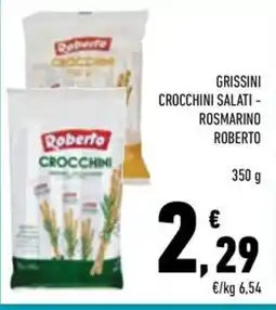 Conad Margherita Grissini crocchini salati - rosmarino roberto offerta