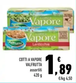Conad Margherita Cotti a vapore Valfrutta assortiti offerta