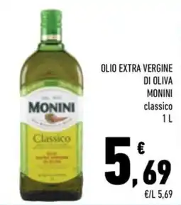 Conad Margherita Olio extra vergine di oliva Monini classico offerta