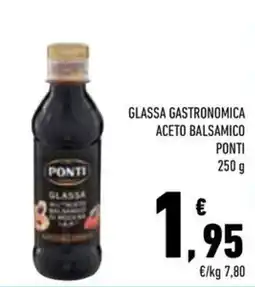 Conad Margherita Glassa gastronomica aceto balsamico Ponti offerta