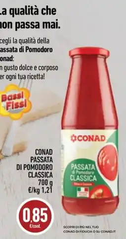 Conad Superstore Conad passata di pomodoro classica offerta