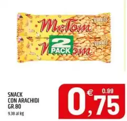 Ard Discount Snack con arachidi Mr. Tom offerta