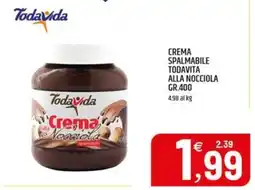 Ard Discount Crema alla Nocciola Todavida offerta