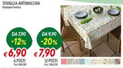 IperFamila Tovaglia antimacchia Stampata Fantasy offerta