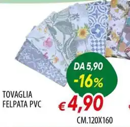 IperFamila Tovaglia felpata pvc offerta
