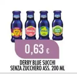 Scelgo Derby blue succhi senza zucchero offerta