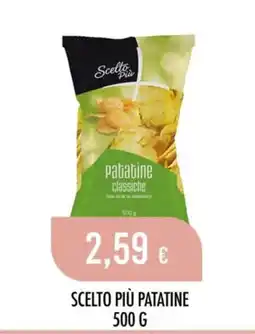 Scelgo Scelto Più patatine classiche offerta