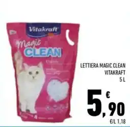 Conad Superstore Lettiera magic clean vitakraft offerta