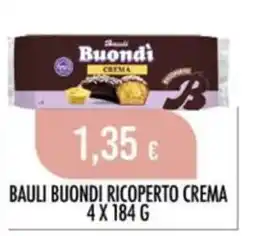 Scelgo Bauli Buondì ricoperto crema offerta