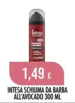 Scelgo Intesa schiuma da barba all'avocado offerta