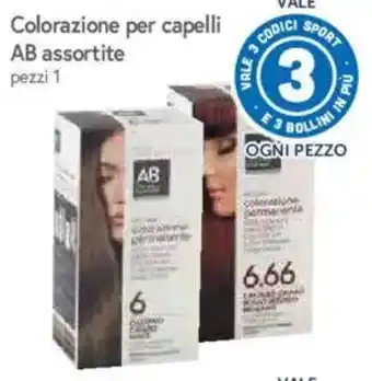 Colorazione per capelli AB assortite