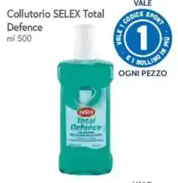 IperFamila Collutorio SELEX Total Defence offerta