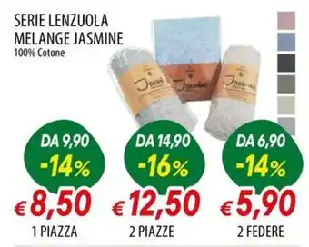 Lenzuola melange jasmine