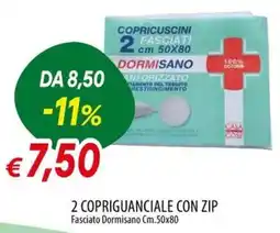 IperFamila Copriguanciale con zip Dormisano offerta