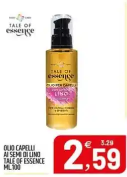 Ard Discount Olio capelli ai semi di lino tale of essence offerta