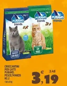 Ard Discount Croccantini per gatti Purams Pesce/Manzo offerta