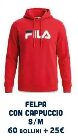 IperFamila FelPA con cappuccio Fila offerta