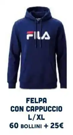 IperFamila FelPA con cappuccio Fila offerta