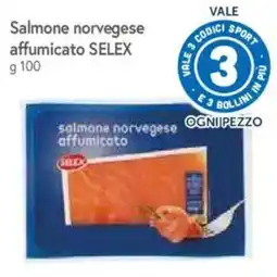 IperFamila Salmone norvegese affumicato SELEX offerta