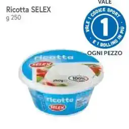 IperFamila Ricotta SELEX offerta