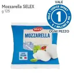 IperFamila Mozzarella SELEX offerta