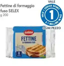 IperFamila Fettine di formaggio fuso SELEX offerta