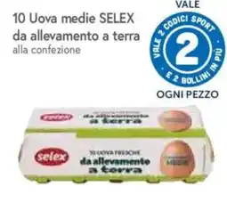 IperFamila Uova medie SELEX da allevamento a terra offerta