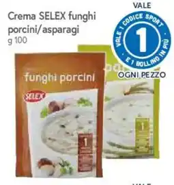 IperFamila Crema SELEX funghi porcini/asparagi offerta