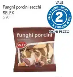 IperFamila Funghi porcini secchi Selex offerta