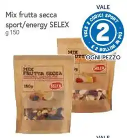 IperFamila Mix frutta secca sport/energy SELEX offerta
