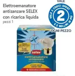 IperFamila Elettroemanatore antizanzare Selex offerta