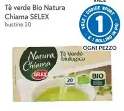 IperFamila Tè Verde Bio Natura Chiama SELEX offerta