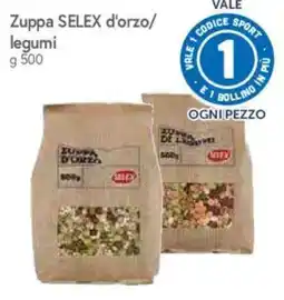 IperFamila Zuppa SELEX d'orzo/legumi offerta