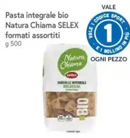IperFamila Pasta integrale bio Natura Chiamaselex offerta