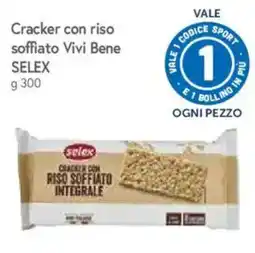 IperFamila Cracker con riso soffiato Vivi Bene Selex offerta