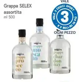 IperFamila Grappa SELEX assortita offerta