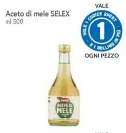 IperFamila Aceto di mele SELEX offerta