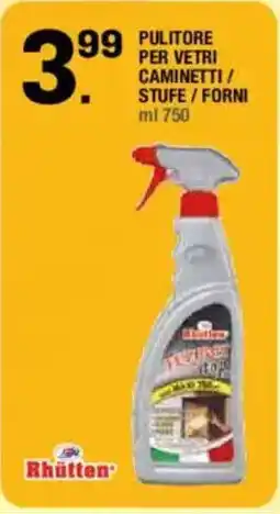 Brico OK Pulitore per vetri caminetti / stufe / forni Rhütten offerta
