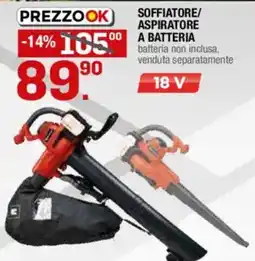 Brico OK Soffiatore/Aspiratore a batteria offerta