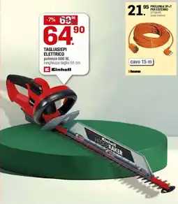 Brico OK Tagliasiepi elettrico Einhell offerta