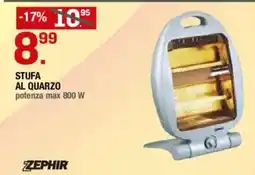 Brico OK Stufa al quarzo ZEPHIR offerta