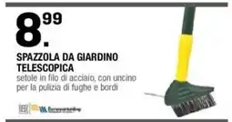 Brico OK Spazzola da giardino telescopica offerta