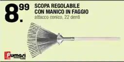 Brico OK Scopa regolabile con manico in faggio offerta