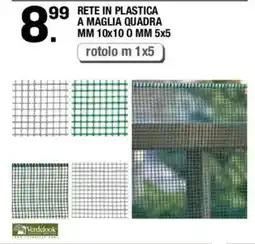 Brico OK Rete in plastica a maglia quadrata offerta