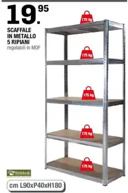 Brico OK Scaffale in metallo Verdelook offerta