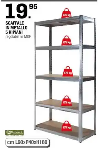 Scaffale in metallo Verdelook
