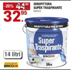 Brico OK Idropittura super traspirante bianco offerta