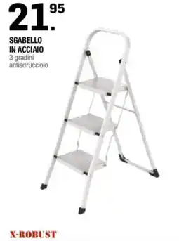 Brico OK Sgabello in acciaio X-ROBUST offerta