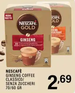 Gecop Nescafé Ginseng Coffee Classico offerta
