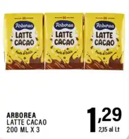 Gecop Arborea latte cacao offerta
